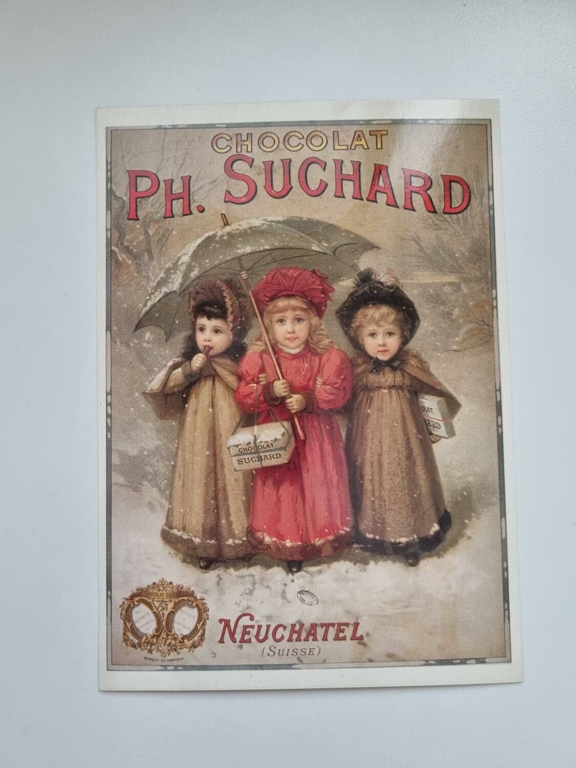 Vykort - Chocolat PH. Suchard