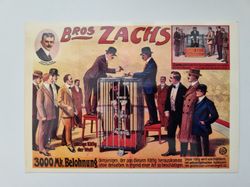 Vykort - Bros Zachs