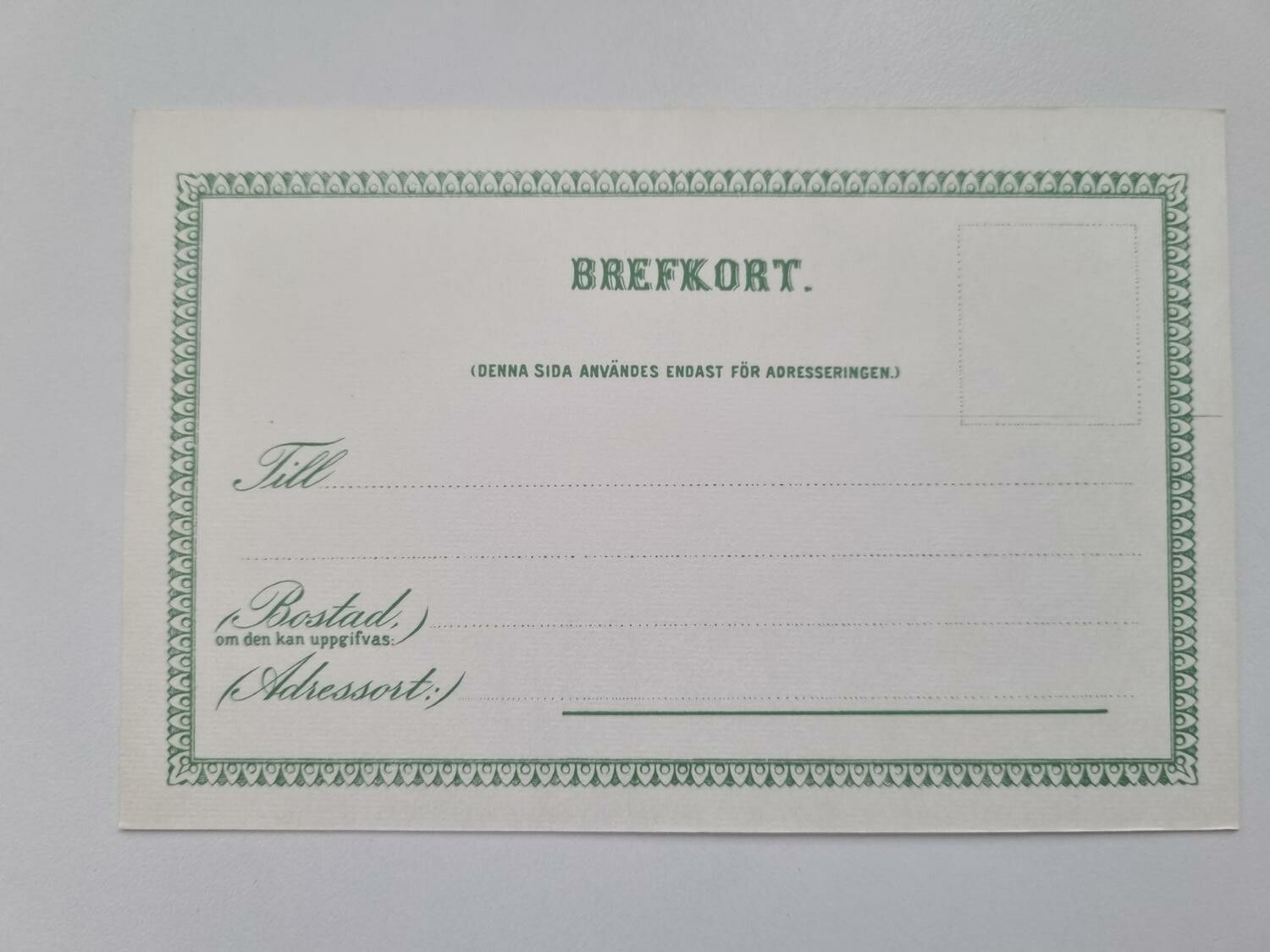 Vykort - Brefkort - Stockholm