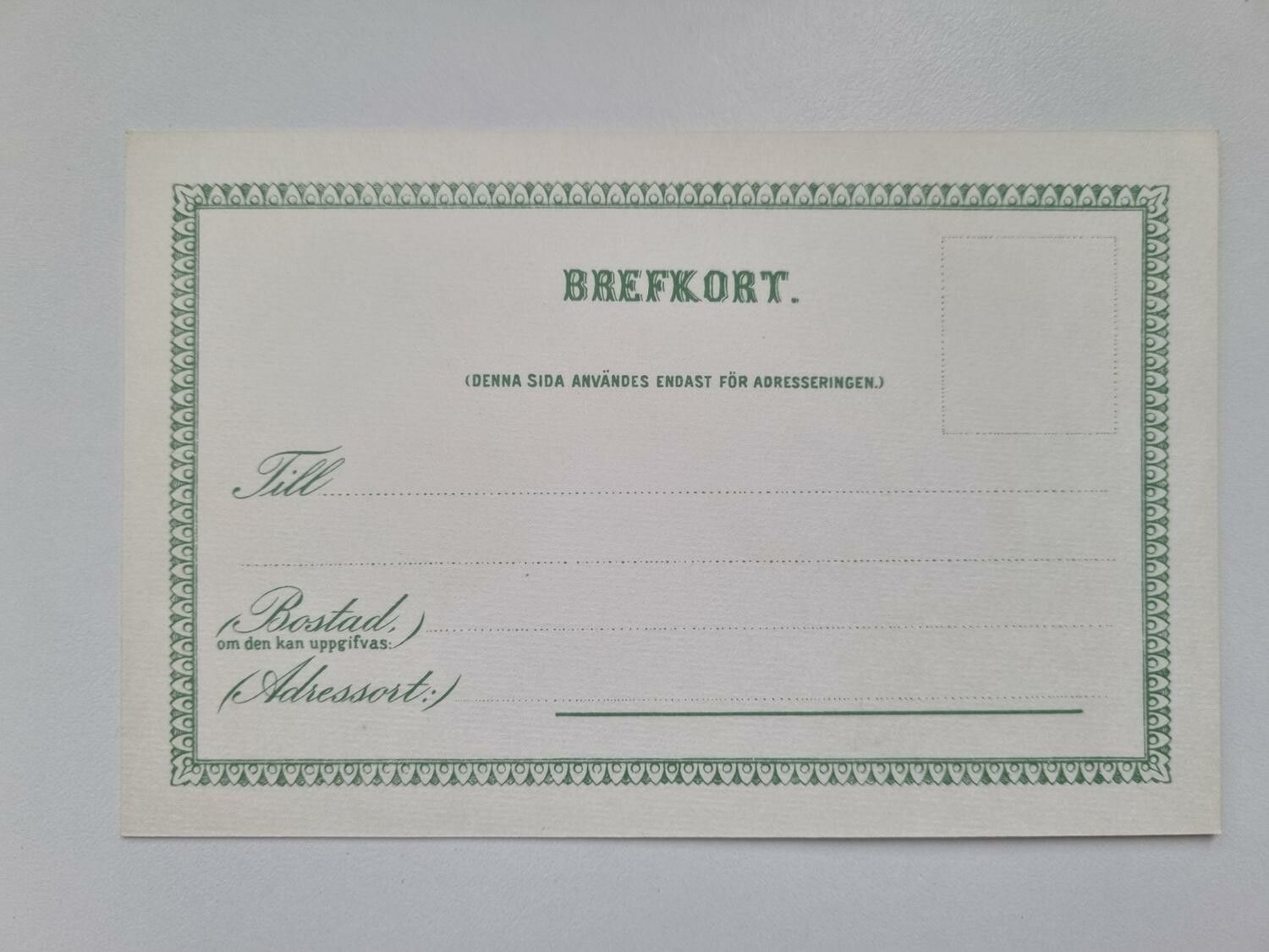 Vykort - Brefkort - Karlskrona