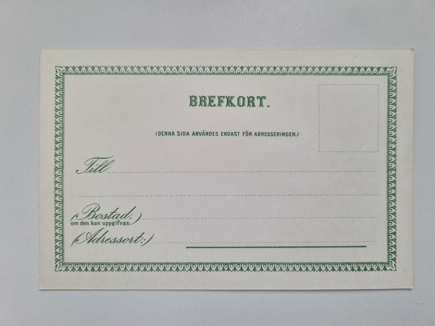 Vykort - Brefkort - Helsning från Wexiö