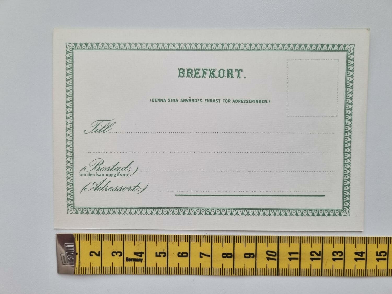 Vykort - Brefkort - Helsning från Wexiö