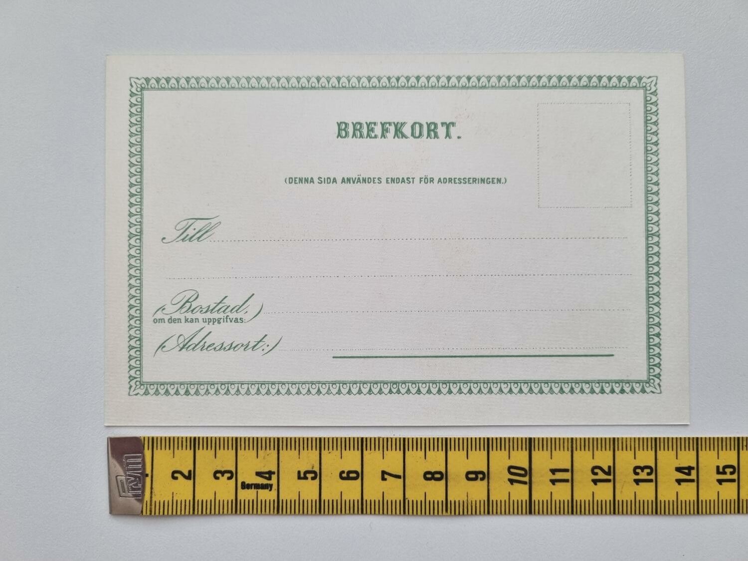 Vykort - Brefkort - Helsning från Upsala
