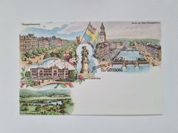 Vykort - Brefkort - Helsning från Göteborg