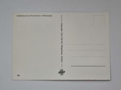 Vykort - Andaktsstund på Kyrkbacken, Nikkaloukta