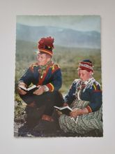 Vykort - Andaktsstund i fjällen