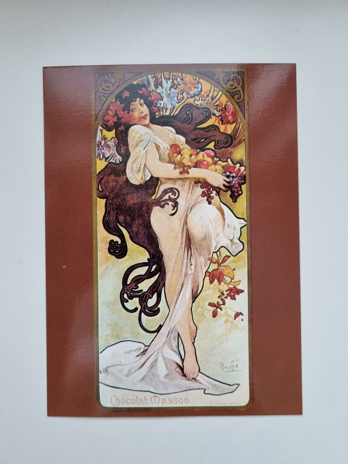 Vykort - Alphonse Mucha, Oktober November December