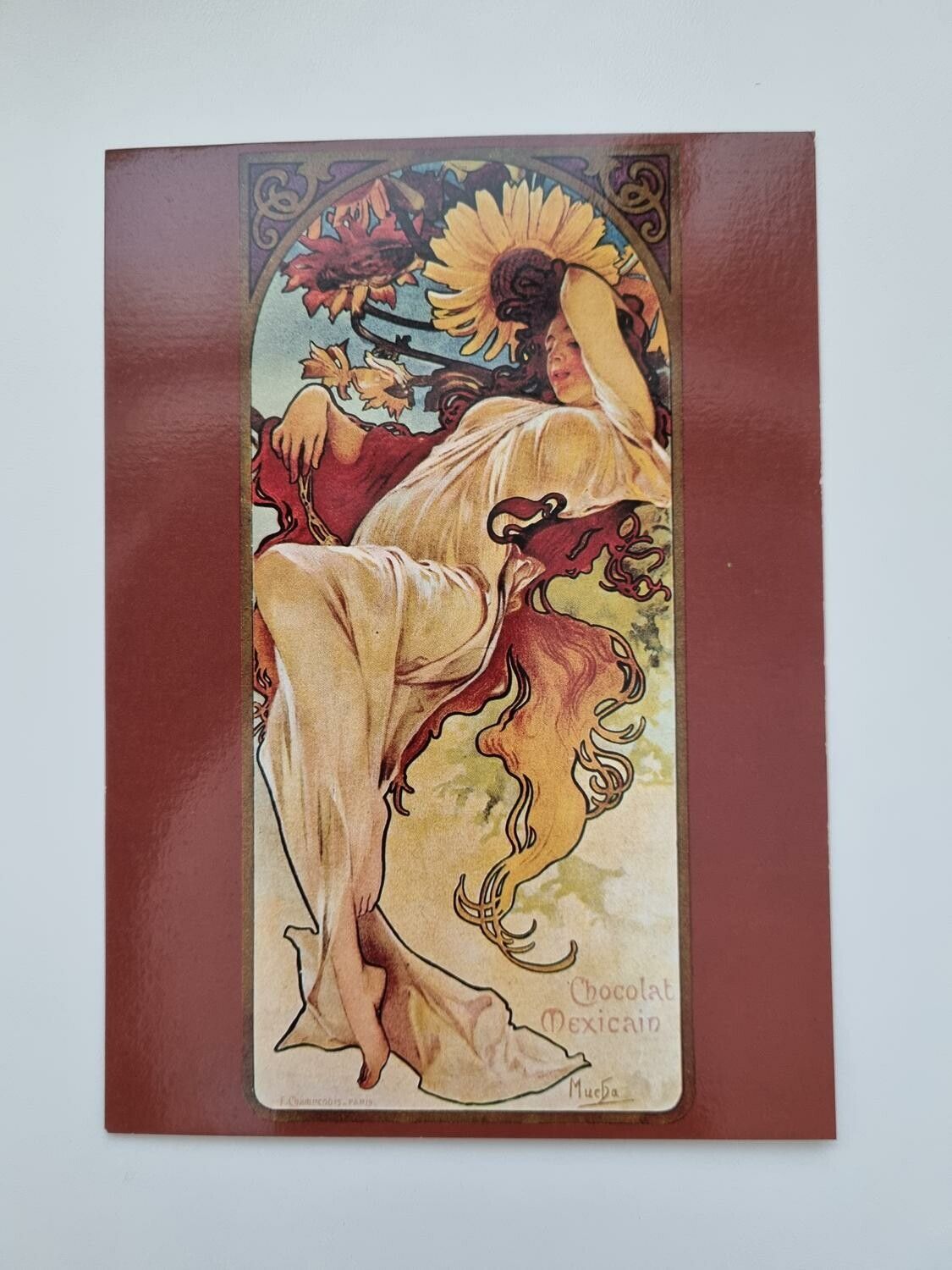 Vykort - Alphonse Mucha, Juli Augusti September