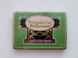 Vintage plåtask / cigarettask Abdulla Imperial Preference. London