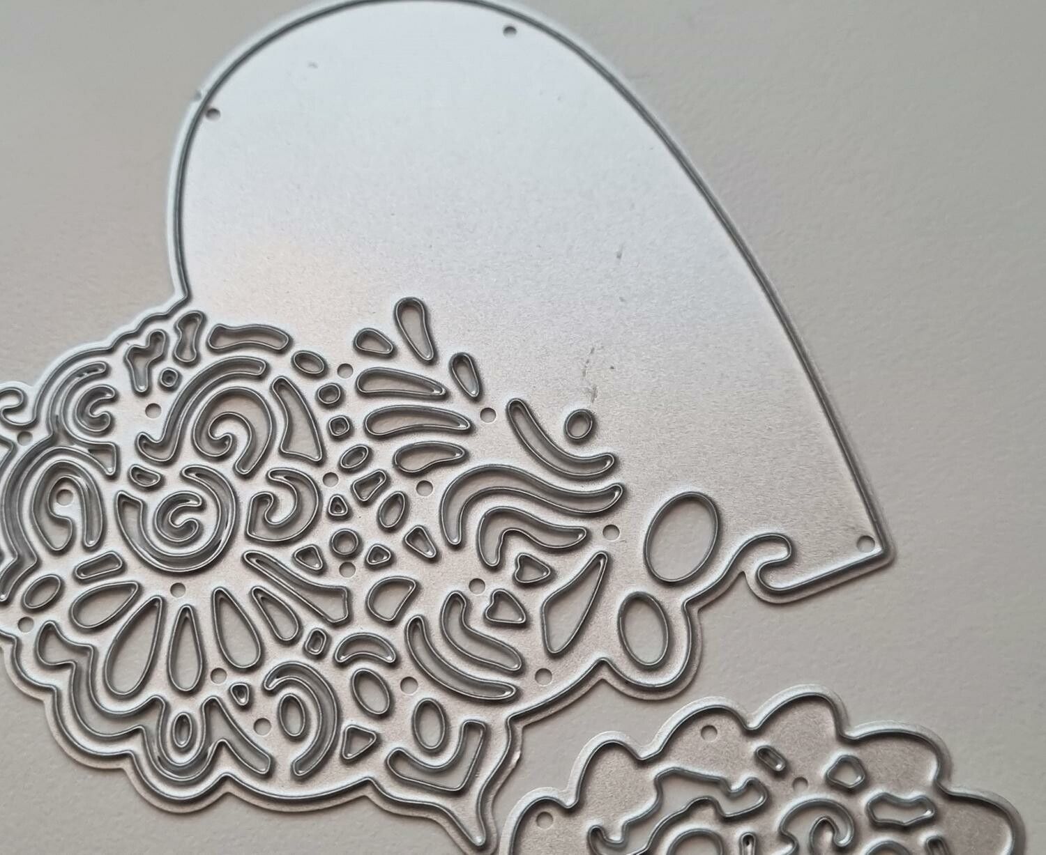 Scrapbooking, dies, cutting dies (hjärtan, 4 st)
