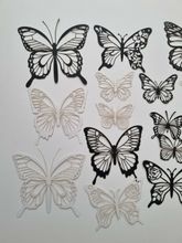 20 st tunna och lätta fjärilar för scrapbooking (variant 6)