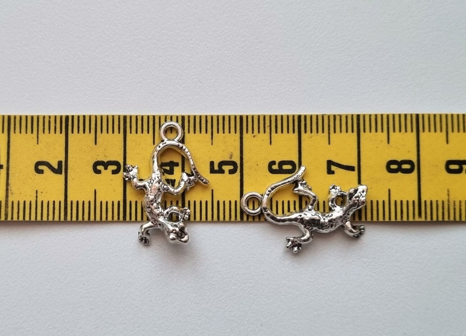 2 st berlocker / charms - Ödlor