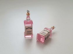 Jack Daniels miniatyrer, flaskor, miniflaskor Berlocker / hängen (2 st)