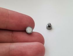 2 st magnetiska spännen / connectors (silverfärgade)