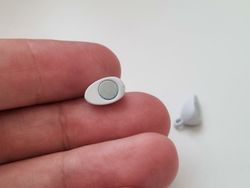 2 st hjärtformade magnetiska spännen / connectors