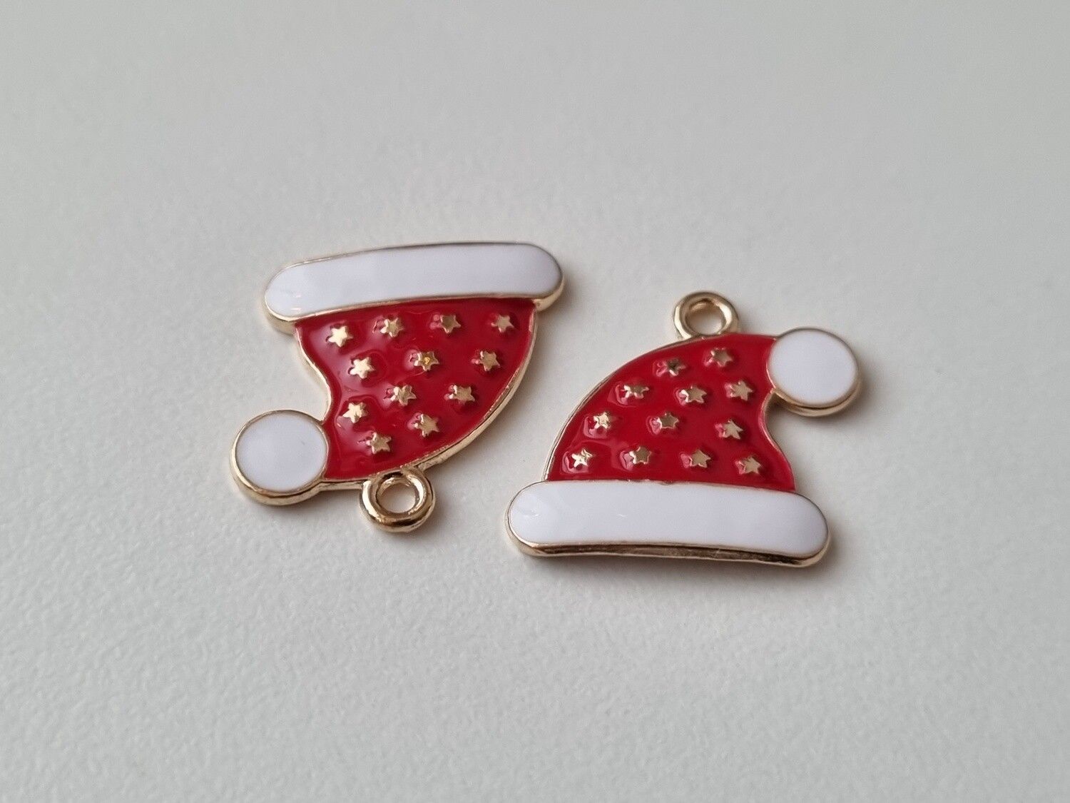 2 st tomtemössor. Berlocker / charms för smyckestillverkning