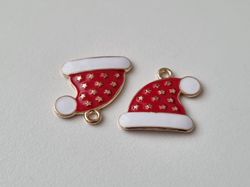 2 st tomtemössor. Berlocker / charms för smyckestillverkning