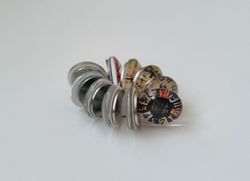 10 st kylskåpsmagneter, neodymium magneter med klockmotiv