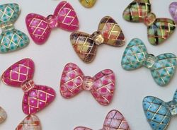 10 st små flugor. Flatbacks för dekoration, scrapbooking mm