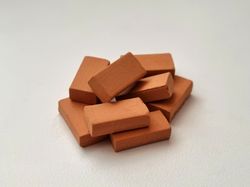 10 st tegelstenar, miniatyrer