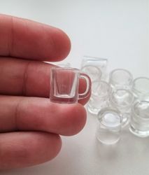 1 st mugg, kopp, miniatyr till dockskåp dockhus