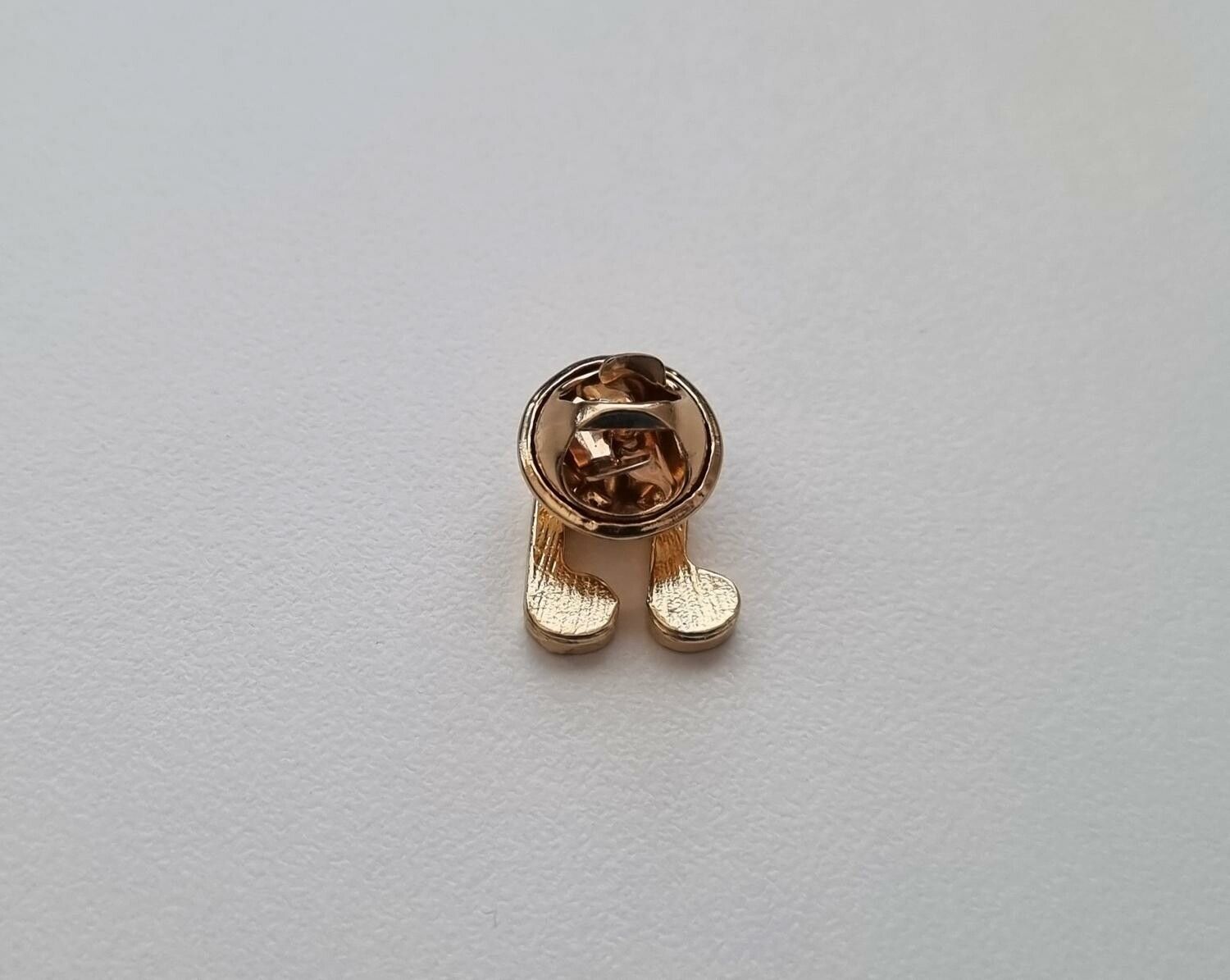 Pins, röd liten not / musiknot