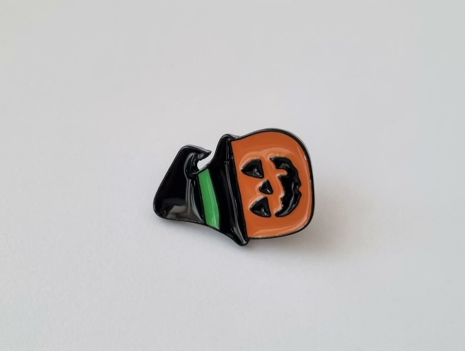 Pins, Pumpa med hatt, Halloween