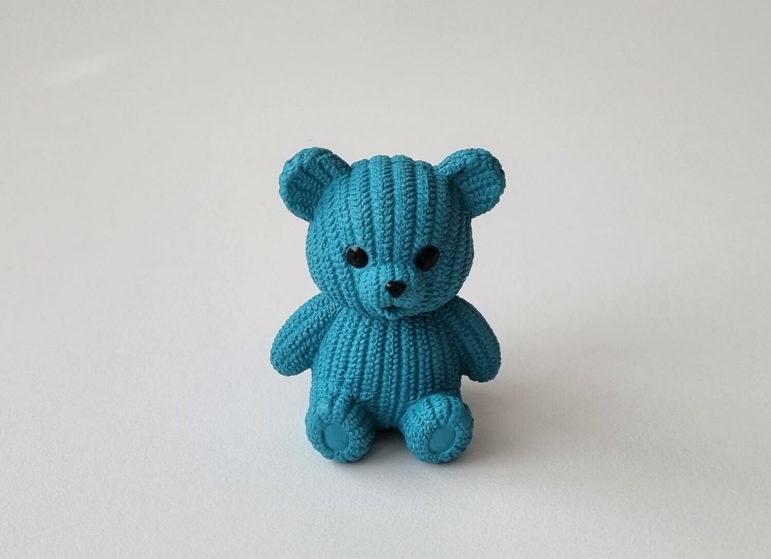 Turkos nalle miniatyr, miniatyrnalle, mininalle