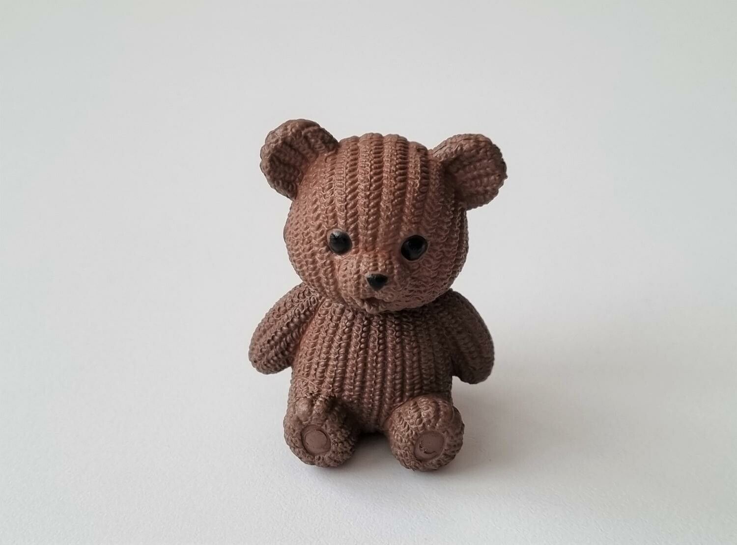 Brun nalle miniatyr, miniatyrnalle, mininalle