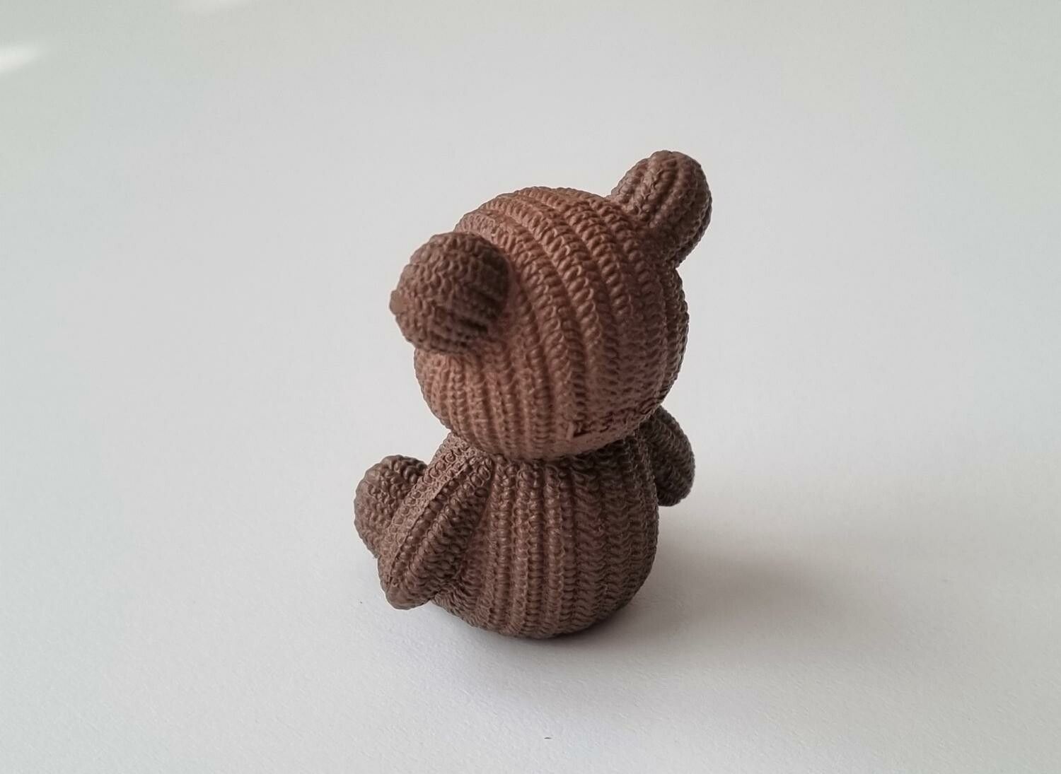 Brun nalle miniatyr, miniatyrnalle, mininalle