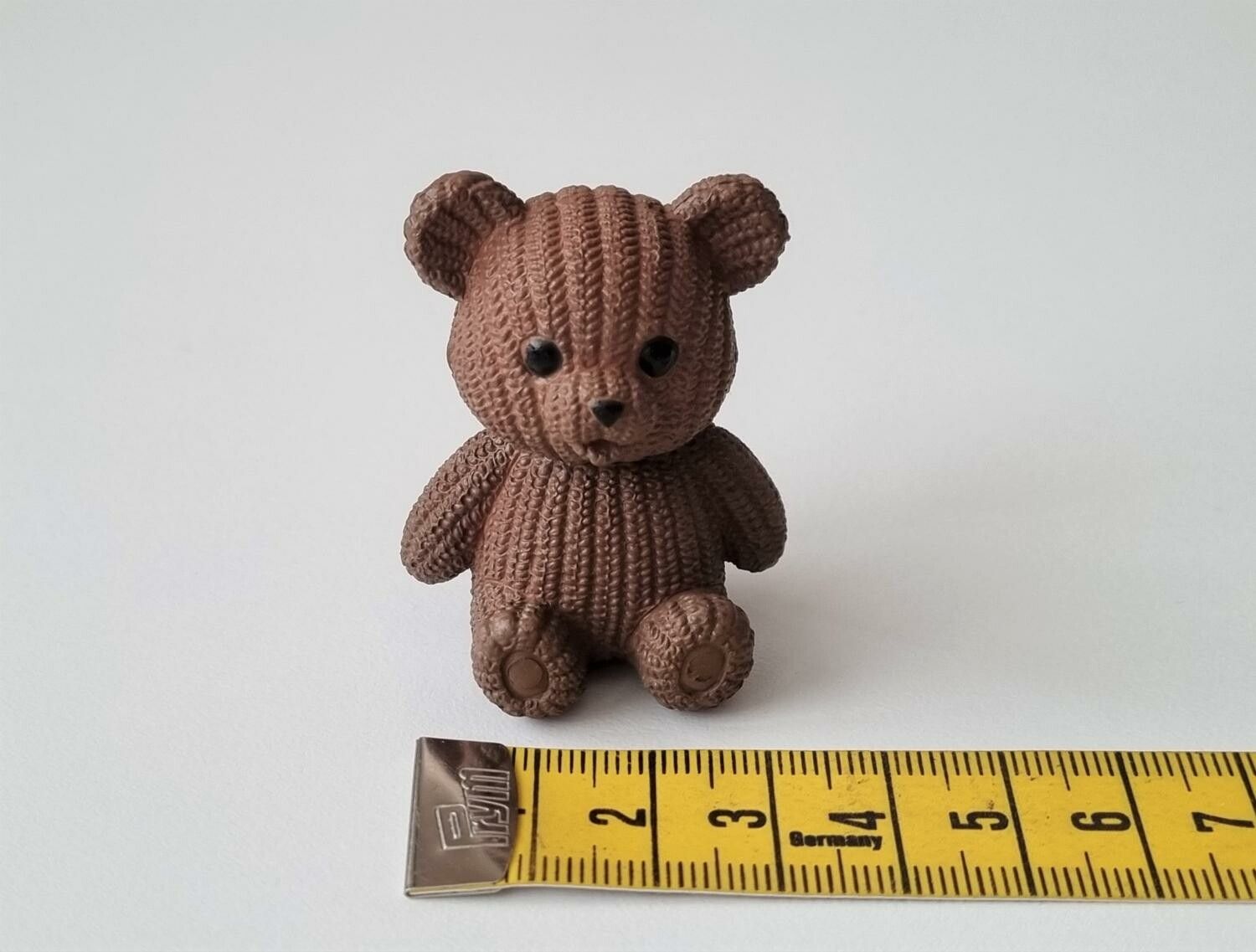 Brun nalle miniatyr, miniatyrnalle, mininalle