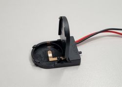 Batterihållare, batterikassett för CR2032 (3V) med on/off knapp