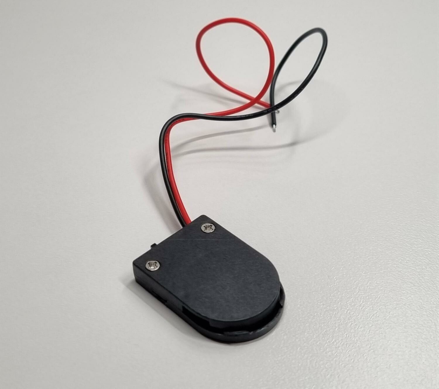 Batterihållare, batterikassett för CR2032 (3V) med on/off knapp