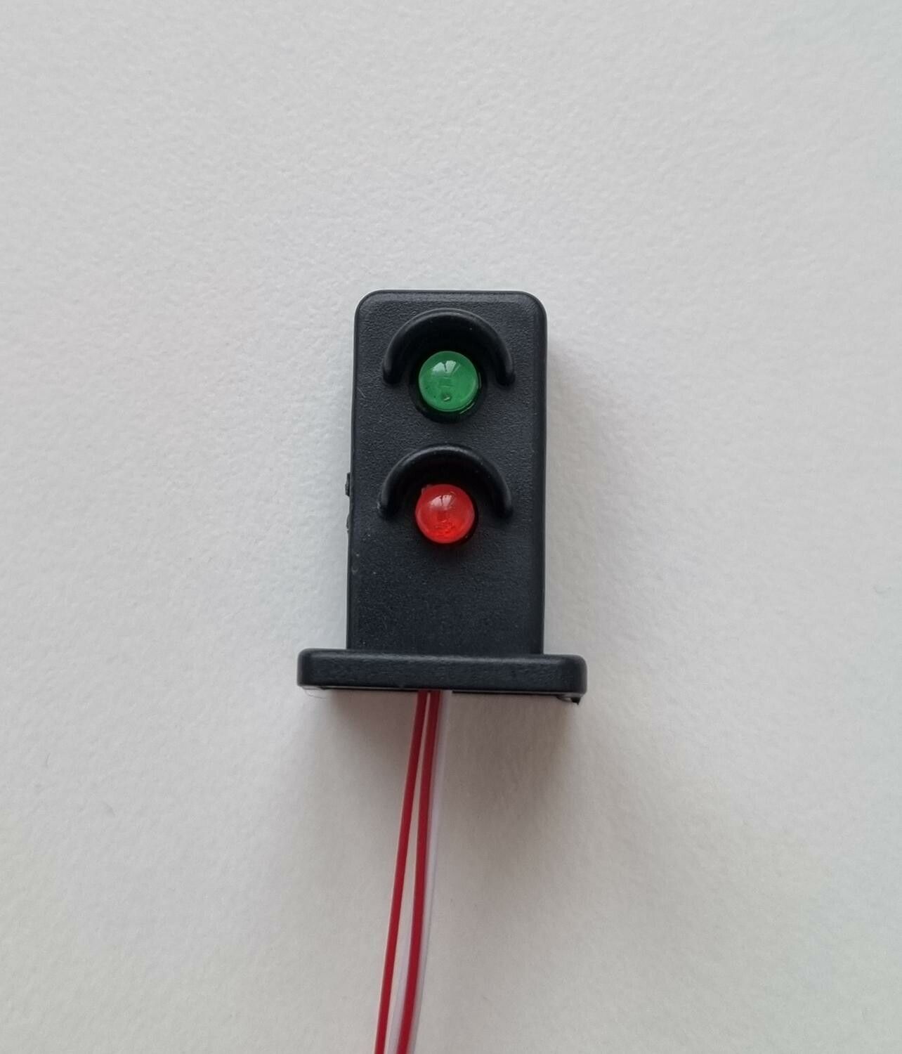 Lampa, trafiklampa, signallampa (LED) För dockhus, tittskåp, tågräls etc