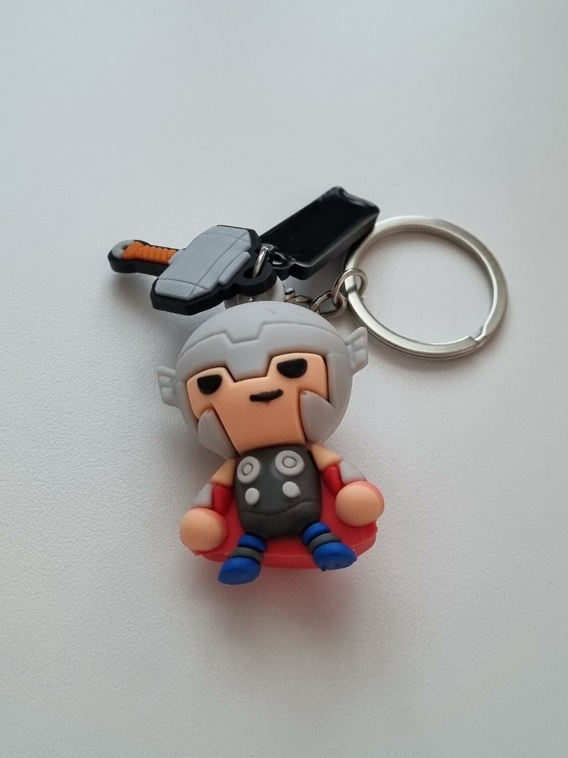 Nyckelring seriefigur Thor - i silikon