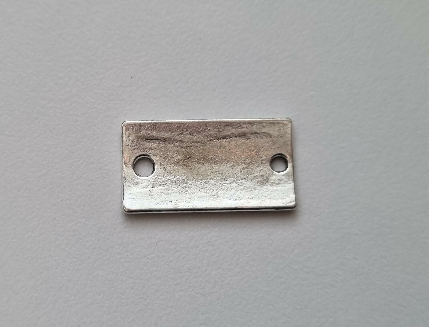 1 st silverfärgad linjal, miniatyr