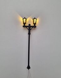 Lampa, gatulampa, miniatyrlampa (LED) med dubbla lampor