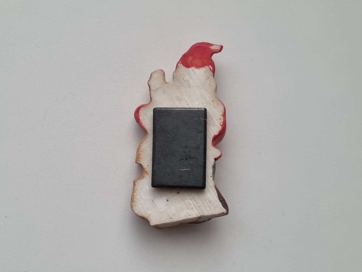 Kylskåpsmagnet Tomte med musikinstrument