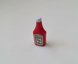1 st ketchup. Miniatyr till dockskåp, tittskåp