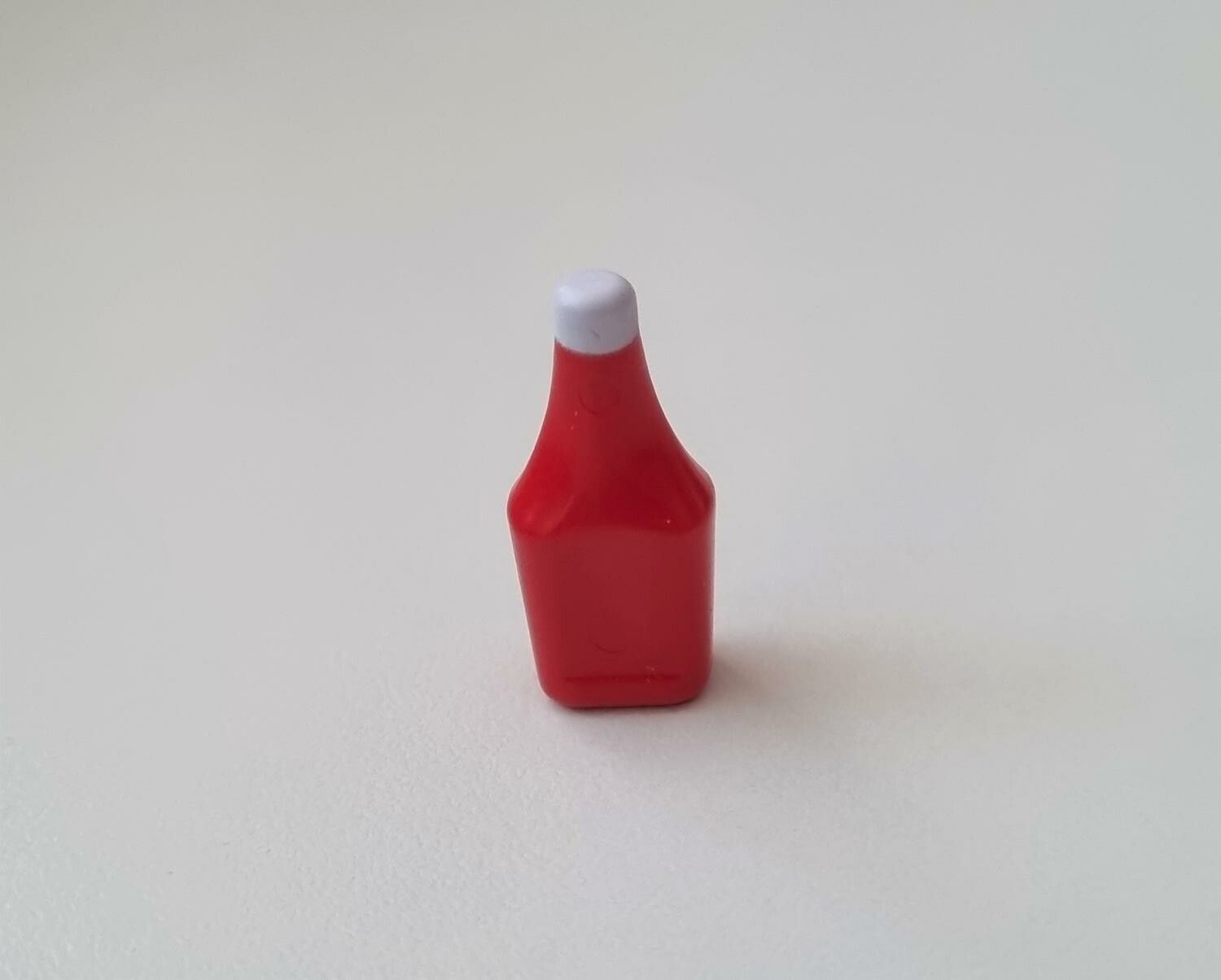 1 st ketchup. Miniatyr till dockskåp, tittskåp