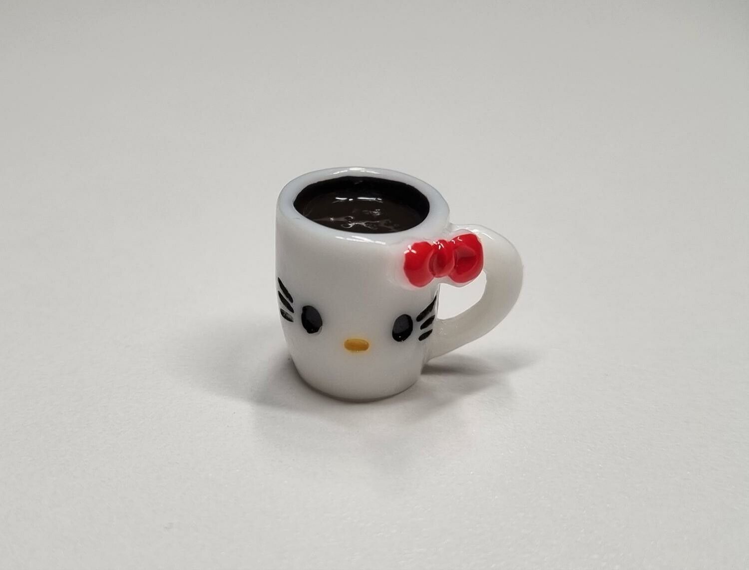 Söt liten kaffekopp / mugg - Miniatyr (1,3 cm hög)