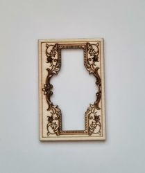 1 st träram, ram / trädekoration