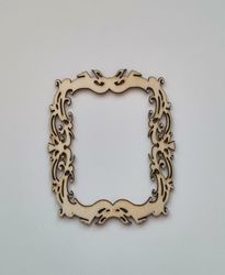 1 st träram, ram / trädekoration