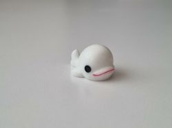 Vit liten val, minival / miniatyr