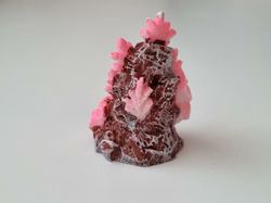 Miniatyr, rosa liten korall / korallbit