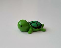 Mörkgrön sköldpadda, minisköldpadda / miniatyr