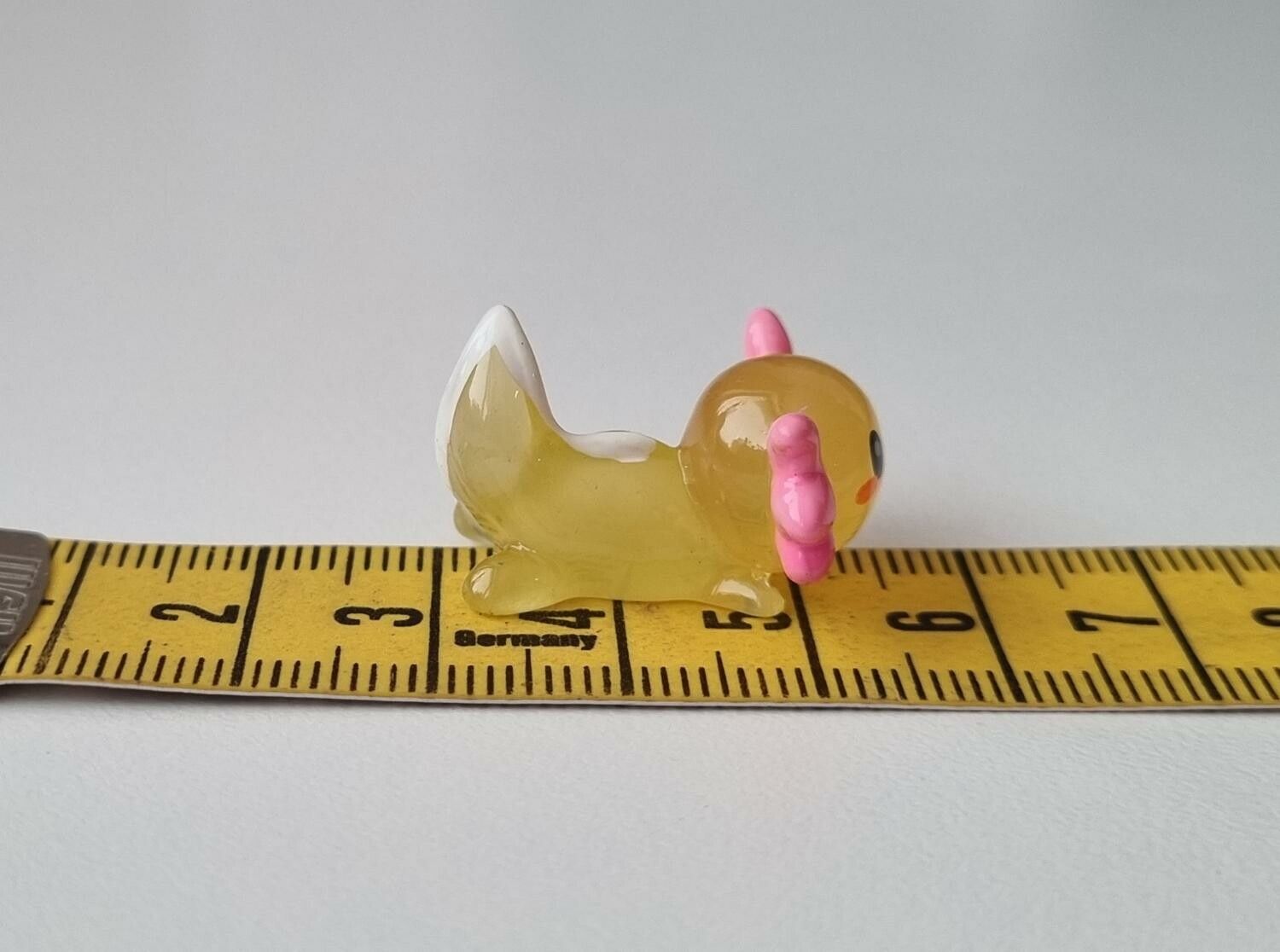 Gul axolotl, miniaxolotl / miniatyr