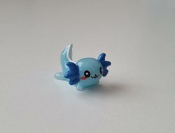 Gullig liten axolotl, miniatyr
