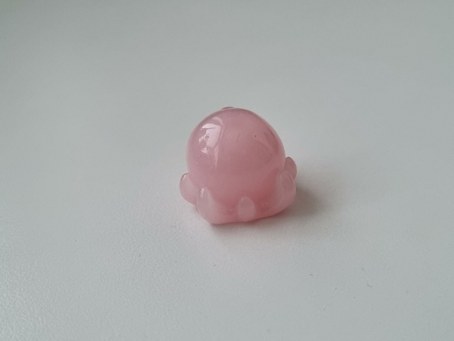 Gullig liten rosa bläckfisk, miniatyr