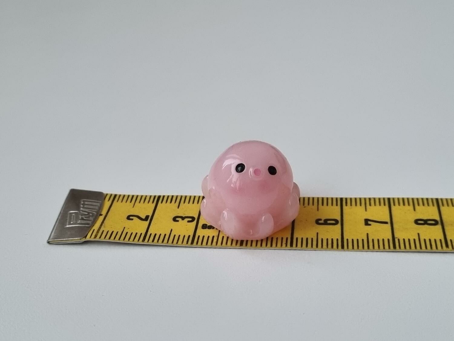 Gullig liten rosa bläckfisk, miniatyr